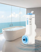 KokoSelene Rechargeable Bath Jets for Tub, Portable Jet Spa for Bathtub, Creates Soothing Bubbles and Massage for Relaxing Daily Use at Home (White-Blue)