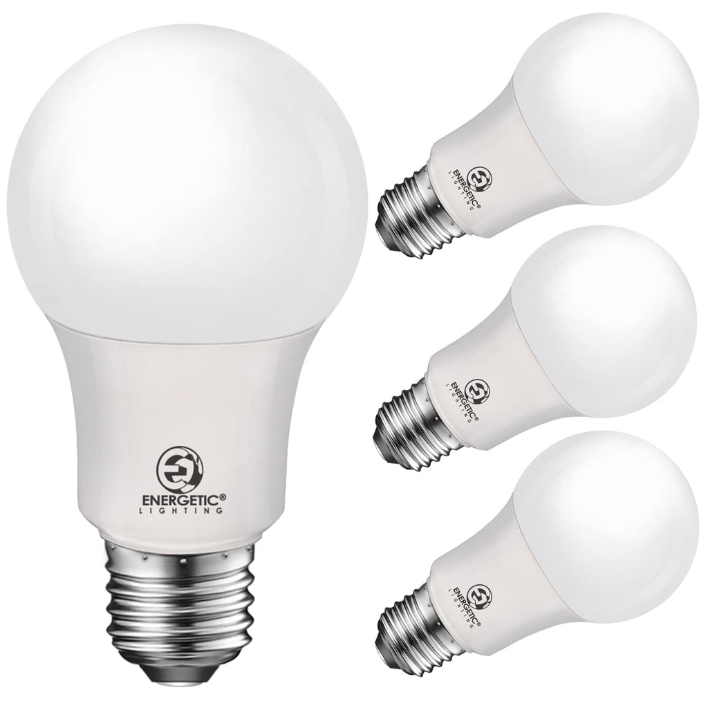 ENERGETIC SMARTER LIGHTING A19 LED Light Bulb,40 Watt Equivalent,3000K Warm White, E26 Medium Base, Non-Dimmable LED Light Bulb,UL Listed,16-Pack