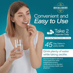 BUCKLEBURY Micronized Zeolite Capsules - Mineral Zeolite Detox for Adults - Supports Immune System, Metabolism & Digestive Health - Advanced Formula for Men & Women - 90 Vegan Capsules