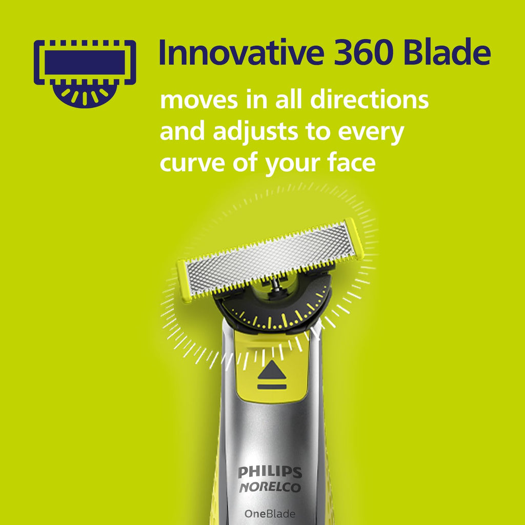 Philips Norelco OneBlade 360 Replacement Blades, 3 Pack