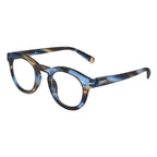 Peepers by PeeperSpecs Oprah's Favorite Women's Stardust Round Blue Light Blocking Reading Glasses - Multi Horn +1.75