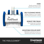 Hayward W3PVS40JST Poolvergnuegen Suction Pool Cleaner, Automatic Vacuum for In-Ground Pools up to 20 x 40 ft.