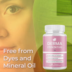 Derma Essential Capsules, Official Derma Essential Capsules with All Natural Ingredients, Advanced Formula Probiotic Skin and Health Support, Max Strength Supplement for Overall Wellness (60 Capsules)