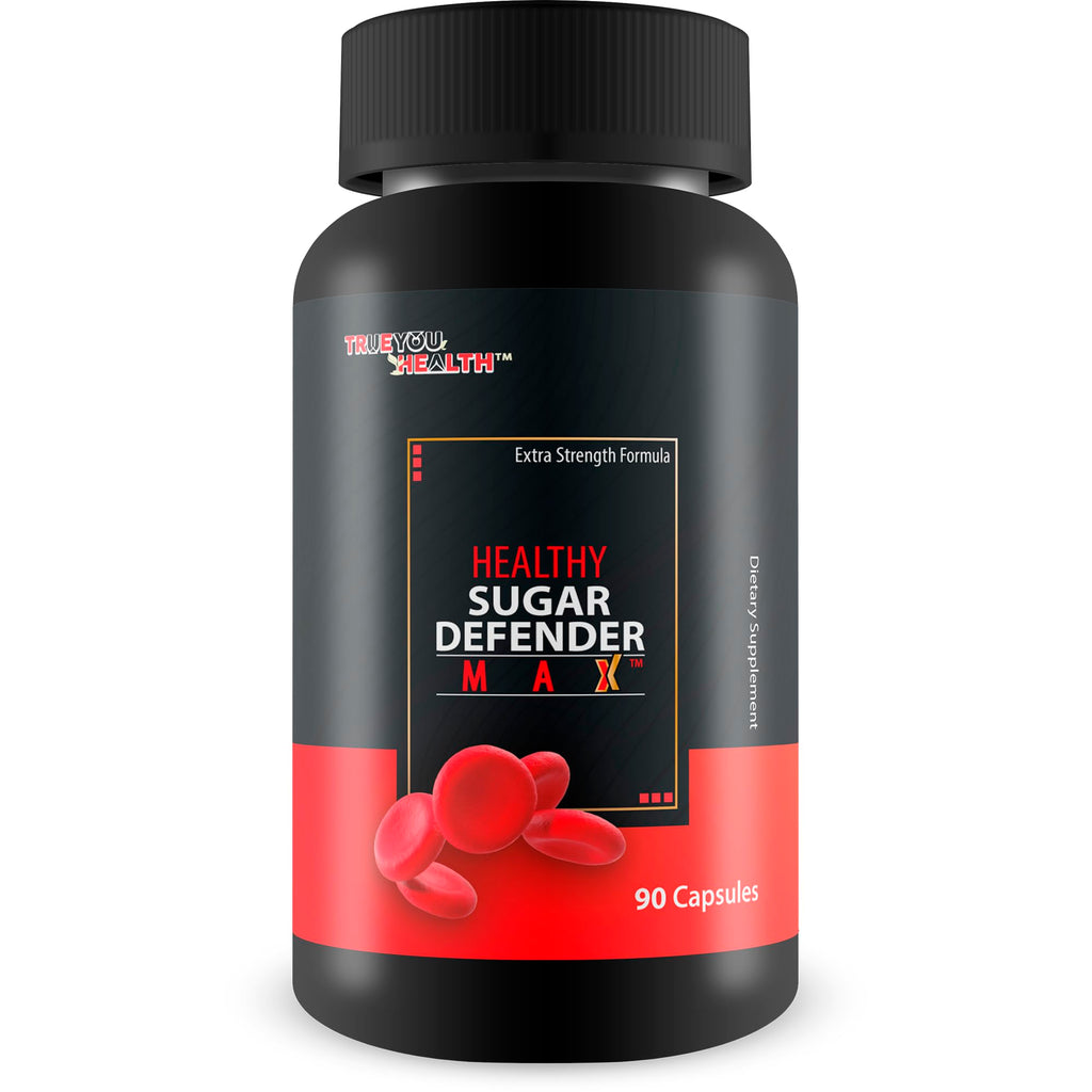 Healthy Sugar Defender Max - Our Best Sugar Support Supplement - Multi Action Blood Health Supplements - Circulation and Vein Support for Healthy Legs, Heart, and Body - Herbal Blood Capsules