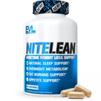 Evlution Nutrition Night Time Fat Burner Support - Overnight Sleep and Weight Loss Support Pills with Thermogenic Green Tea and White Kidney Bean Extract - Diet Pills That May Help Stubborn Fat Loss