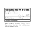 NusaPure Bee Pollen 1500mg 200 Veggie Caps (100% Vegetarian, Non-GMO, Vegan) Naturally Occurring Proteins, Aminoacids