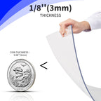 Art3d Plexiglass Sheets, Clear & Flexible, 2-Pack of 16 x 12"