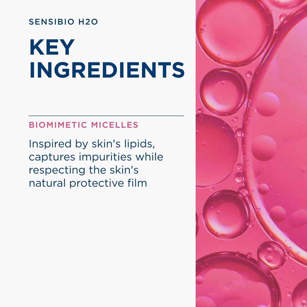 Bioderma Sensibio H2O Micellar Water Makeup Remover Cleanser Sensitive Skin