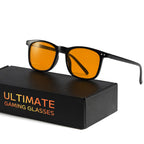 TIJN Sleep Glasses for Blue Green Light Blocking Dual AR Coatings Amber Lens for Computer Gaming Screen Fatigue & UV Protection