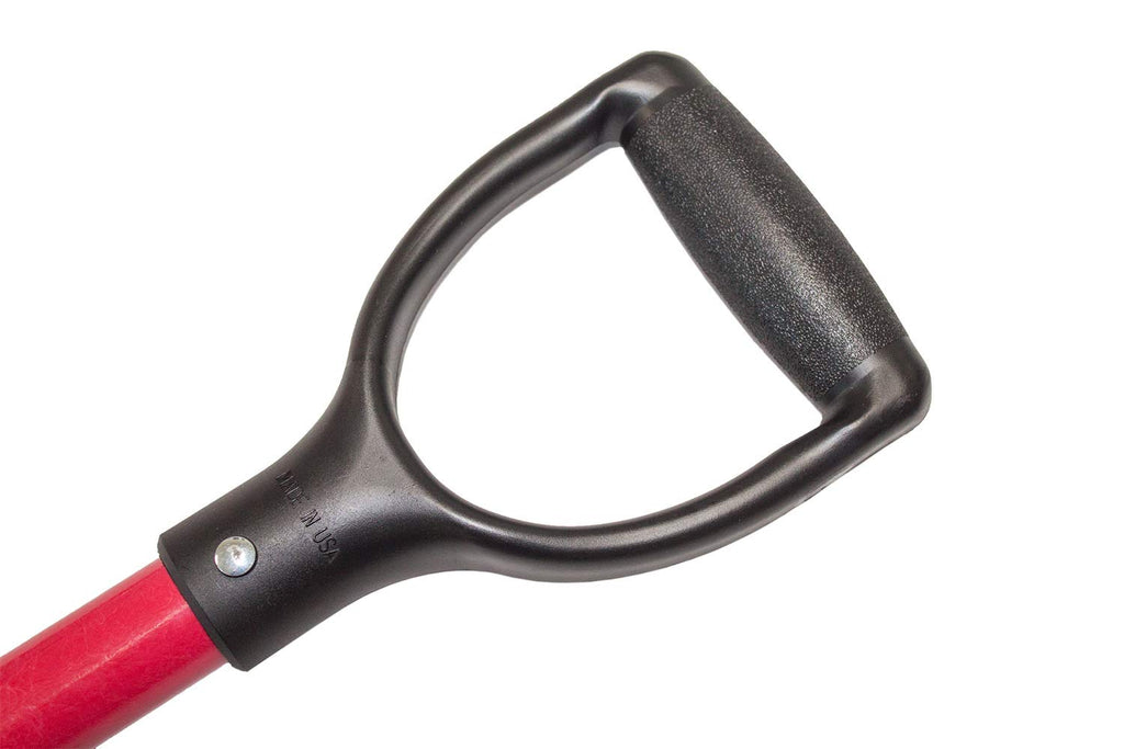 Bully Tools Heavy Duty Sod Lifter - 12-Gauge Sod Lifter with Fiberglass D-Grip Handle, Steel Shaft, Flat Head, Spade Shovel for Gardening, Digging, Edging and Lawn Maintenance - 100% Made in The USA