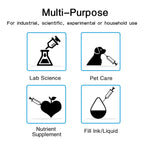 100 Pack 3ml with 23Ga 1.5 inch, Lab Supplies, Luer Lock, Individually Packaged
