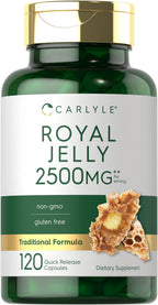 Carlyle Royal Jelly Capsule | 120 Count | Non-GMO and Gluten Free Formula | Traditional Supplement