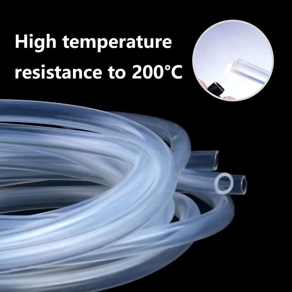 Metaland 5/16" ID Silicone Tubing, Food Grade 5/16" ID x 7/16" OD 32.8 Feet Length Pure Silicone Hoses High Temp for Home Brewing Winemaking