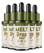 (5 Pack) Melt Drops Pro, Official MeltDrops Pro Liquid Supplement Dropppers with Premium Ingredients, Advanced Formula Loss Support for Overall Health & Wellness Reviews (10oz/300ml)