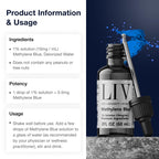 Pharmaceutical Grade Methylene Blue Liquid - 60ml - Premier Methylene Blue Supplement for Advanced Wellness