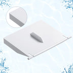 RimCereal 2 Pack 8926 Skimmer Replacement Weir Door Flap and 2 Pack 8928 Pool Skimmer Basket for Above Ground and in Ground Swimming Pool Replacement Parts
