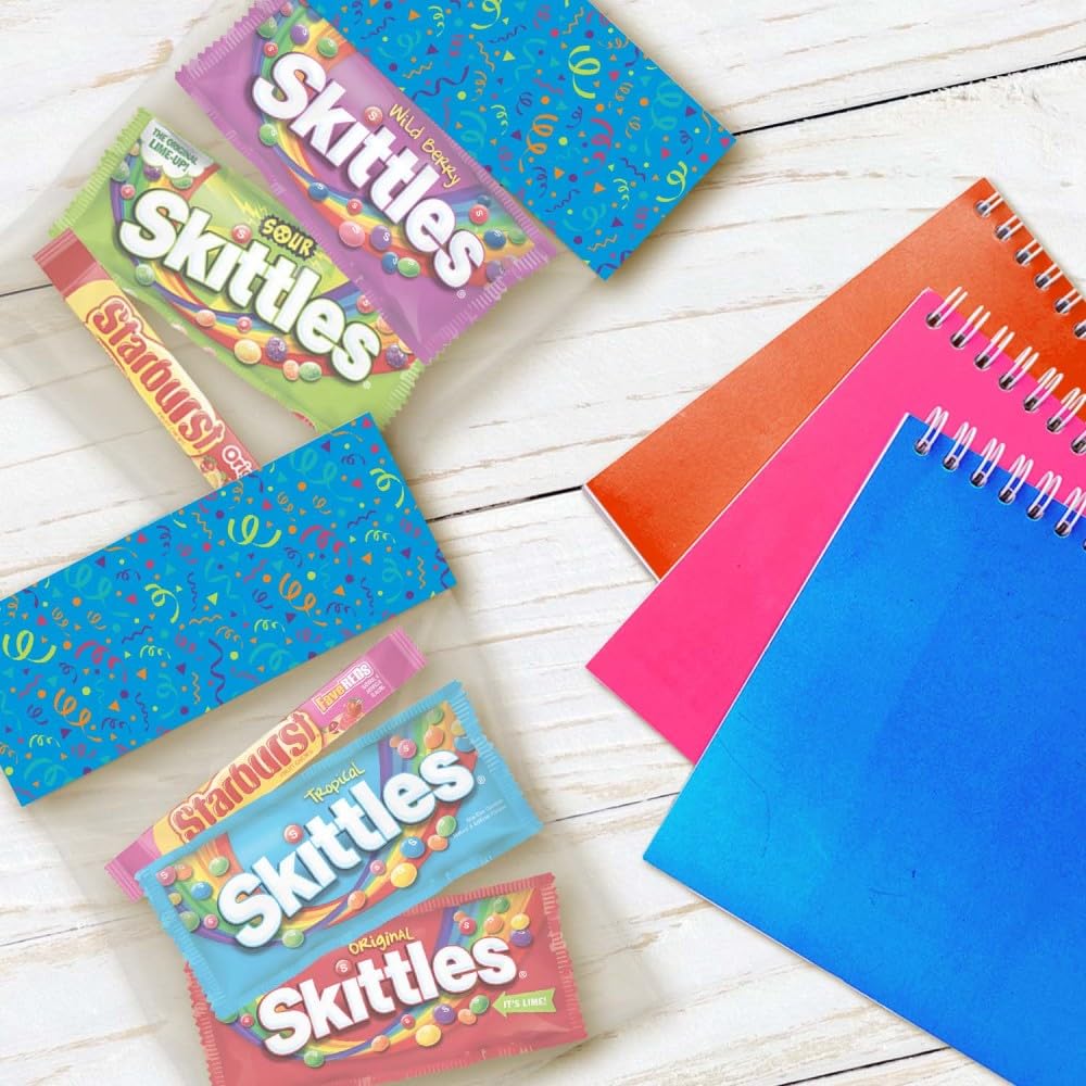 SKITTLES & STARBURST Chewy Candy Variety Pack, Bulk Box, 62.79 oz, 30 Pack