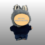 SunOutDeeal Clothes for 15cm/17cm Labubu ((Doll Not Included)，Trendy Accessory Sets for Doll ,(The Product has Words)(Cool-1 )