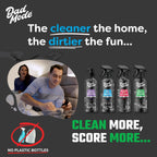 DadMode Home Surface Cleaner | 1000 Uses | Streak-Free Multi-Surface Cleaner | 3-Pack Refill | Kitchen, Bathroom & Household Spray | Sandalwood & Suede