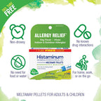 Boiron Histaminum Hydrochloricum 30C Homeopathic Medicine for Indoor or Outdoor Allergy Relief, Hay Fever, and Hives - 3 Count (240 Pellets)