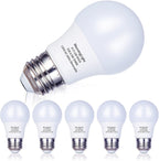 MorningLight 6 Pack A15 LED Light Bulbs 60 Watt, E26 Dimmable LED Light Bulb 3000K Soft White, 6.5W A15 Ceiling Fan Light Bulb for Pendant, Lighting Fixtures, 600 Lumens Bulb