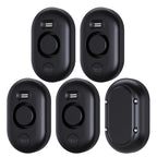 5 Pack WD60 Water Leak Detectors for Home, 100dB Water Sensor Alarm for Basement, Leakage Detection Device for Pipe/Drain/Under Sink Drip, Floor Flood in Bathroom/Kitchen/Toilet/Laundry Room, Black