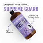 Lab Bulks Essential Oil Lavender Essential Oil 16 oz Bottle for Diffusers, Candles, & Home – Aromatherapy Oil 1 Pack