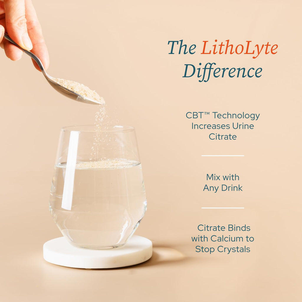 Litholyte LithoLyte 10mEq | Water & Beverage Enhancer for Kidney Health | Citrate ...