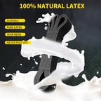 ROSAPOAR Resistance Band Pull up Band Fitness Exercise Bands Natural Latex for Workout Body Stretch Powerlifting Band Fitness Sport Training at Home/The Gym - Black
