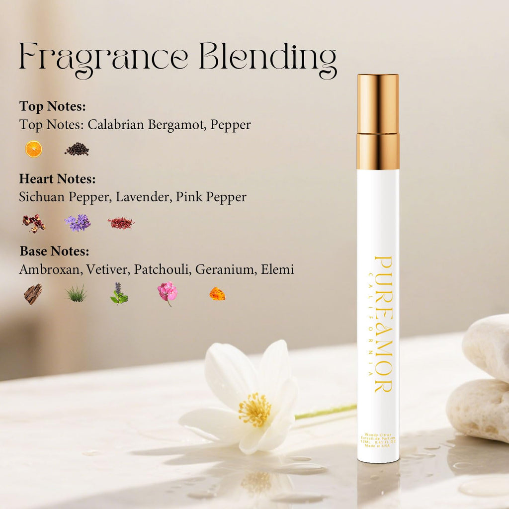 PUREAMOR Pheromones Cologne for Men, Pepper, Bergamot and Woddy Eau de Parfun for Men, Long Lasting Mens Pheromones Cologne Spray, 0.41 fl.oz Travel Perfume Spray