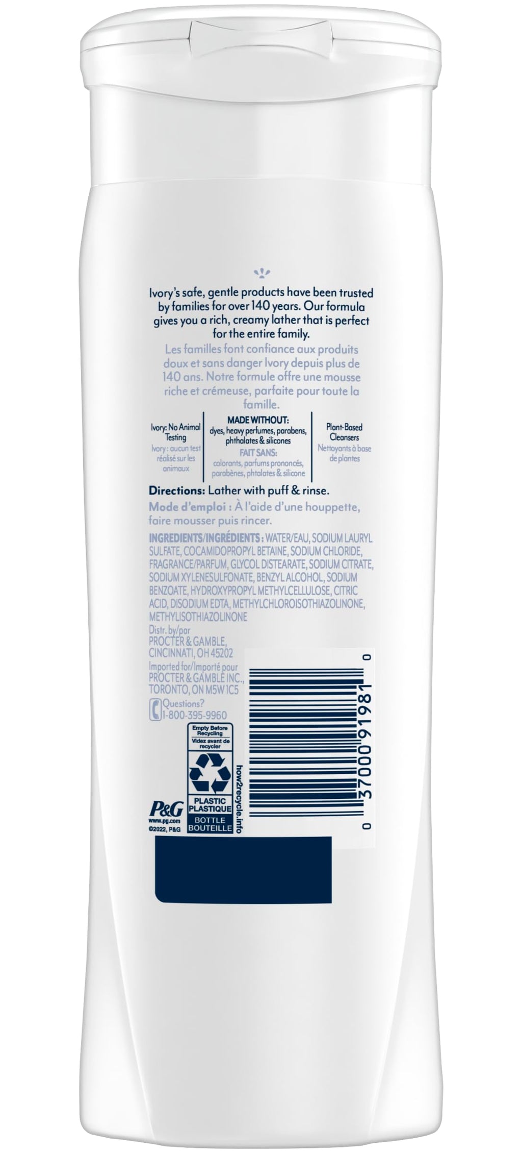 Ivory Body Wash - Original - 12 oz - 3 pk