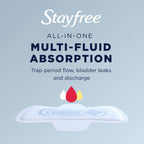 Stayfree Maxi Pads, Deodorant, 66 Count