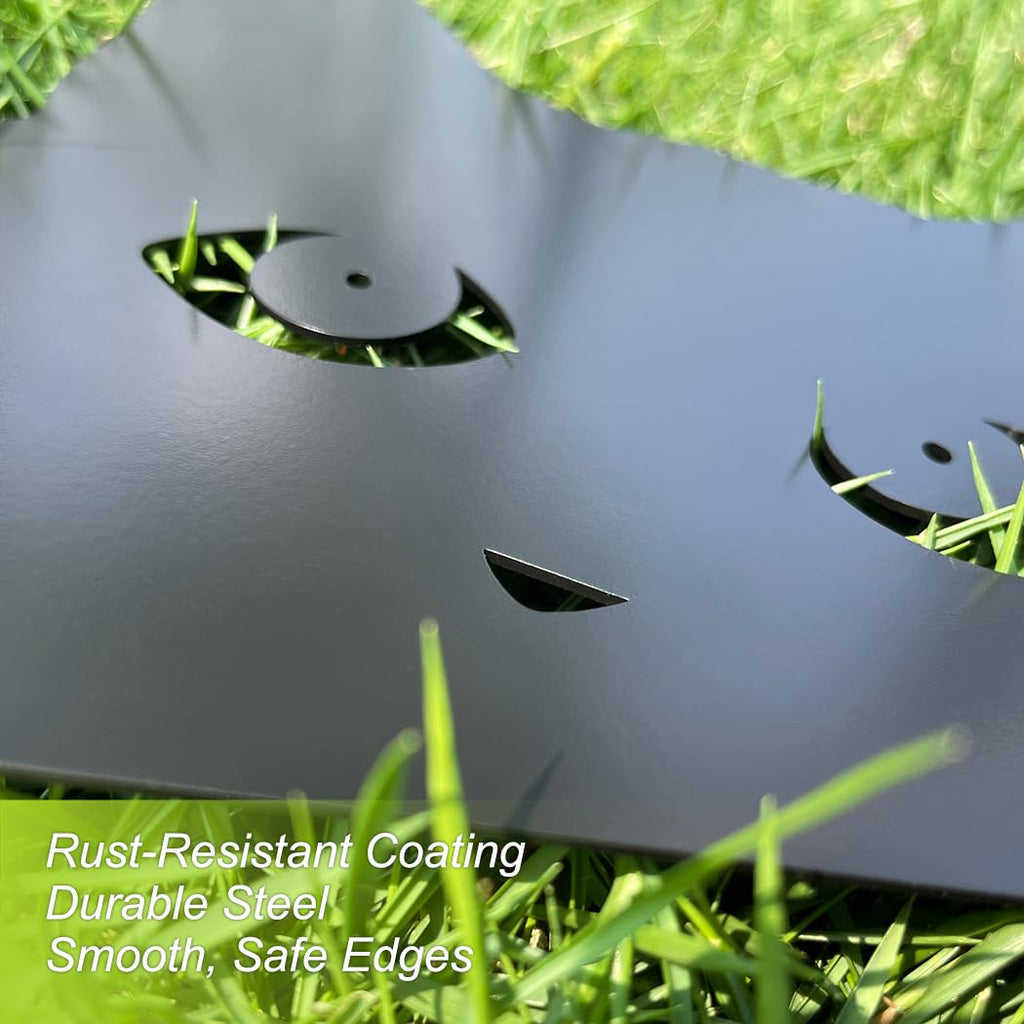 Doesen Black Cat Fence Decor Metal Cat Silhouettes Garden Decor Yard Art
