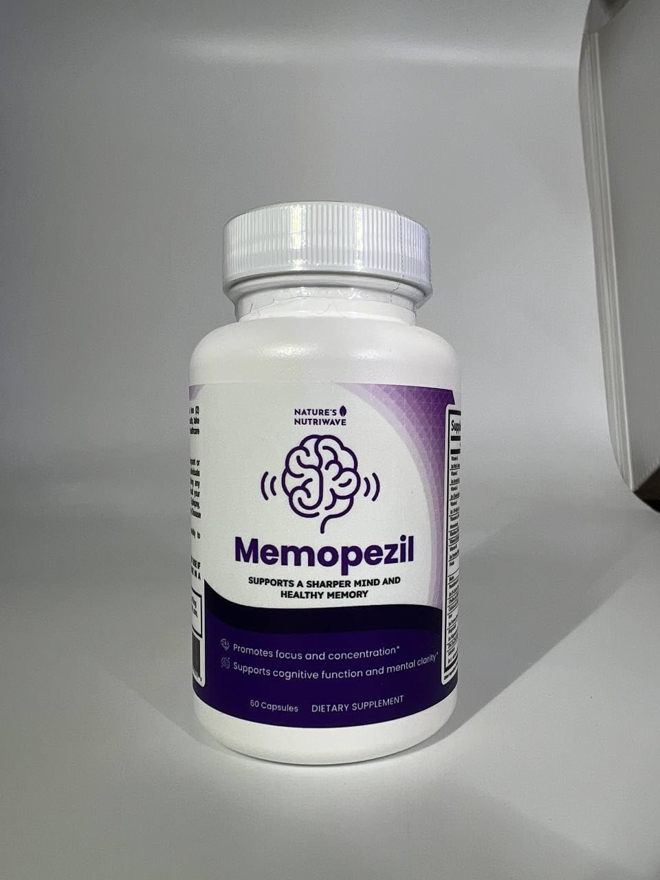 Memopezil – Vitamins A, B, C, D, E & Botanicals – 60 Ct, 6 Month Supply