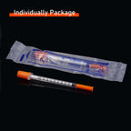 1ml 31G 1/4" 6mm Syringe, 1cc Syringes, Individually Wrapped, Pack of 100