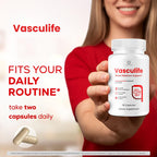 Vasculife Capsules - Official Vascu Life Support Pills Advanced Formula with All Natural Ingredients, Premium Maximum Strength for Wellness & Overall Health Support, 60 Capsules for 1 Month