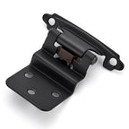 Ravinte 3/8" Inset Matte Black Cabinet Hinges 60 Pack (30 Pairs)
