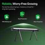 VIVOSUN LumaRay Under Canopy Grow Light, Full Spectrum Dimmable LED Grow Lights for Grow Tents, Greenhouses, SGS Compatible, 100W, 3.28 ft, 1 Pack