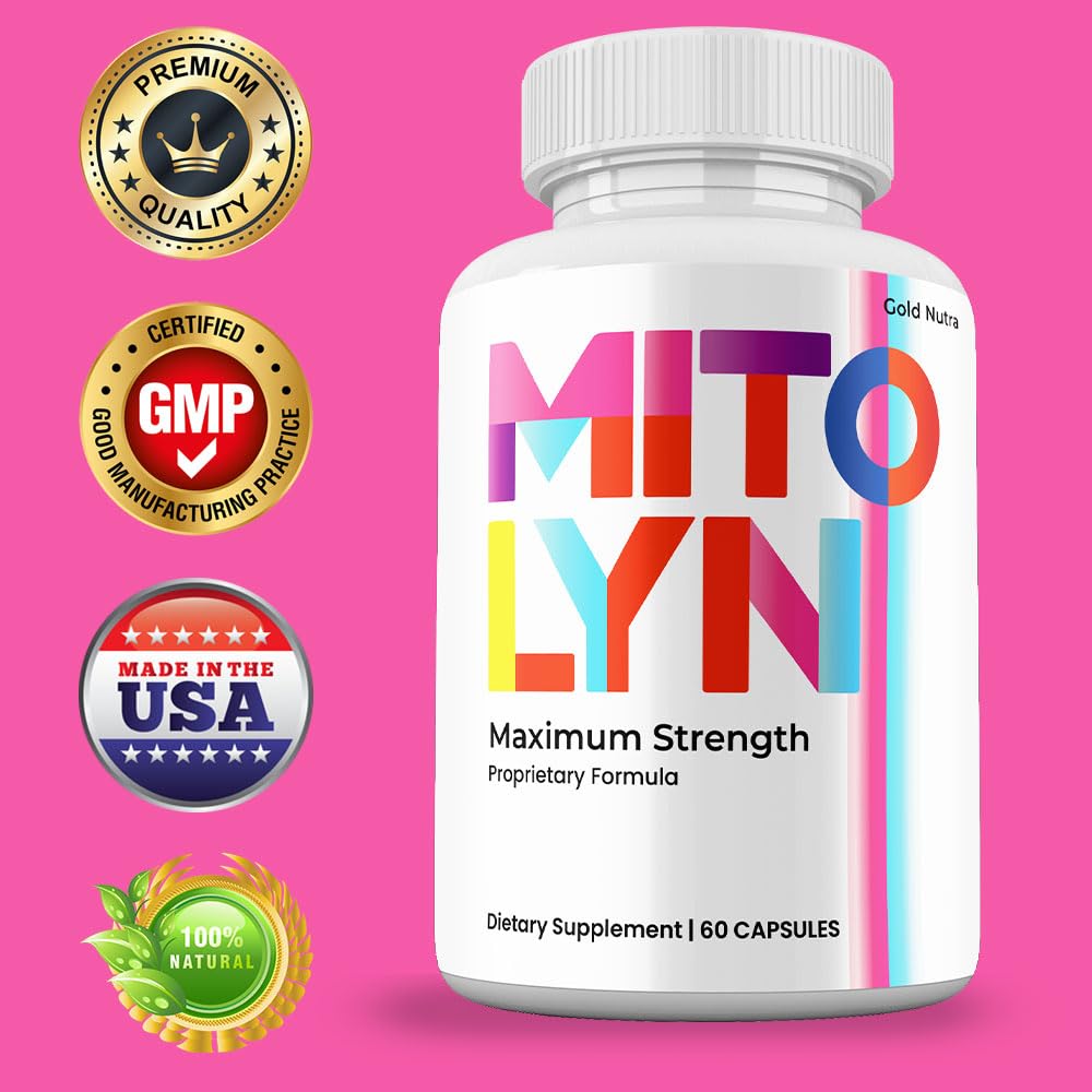 (2 Pack) Mitolyn Capsules, Advanced Formula Supplement, Mito Lyn Pills Maximum Strength All Natural Support 2 Month Supply