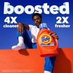 Tide Laundry Detergent Liquid, Original Scent, 80 Loads, 100 FL OZ, Works on 100% of Common Stains, Laundry Soap, Liquid Laundry Detergent