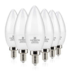 hansang E12 LED Ceiling Fan Light Bulbs 60W Equivalent 5000K Daylight
