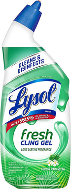 Lysol Cling Gel Toilet Bowl Cleaner, Country Scent, 24 Ounce (Pack of 3)