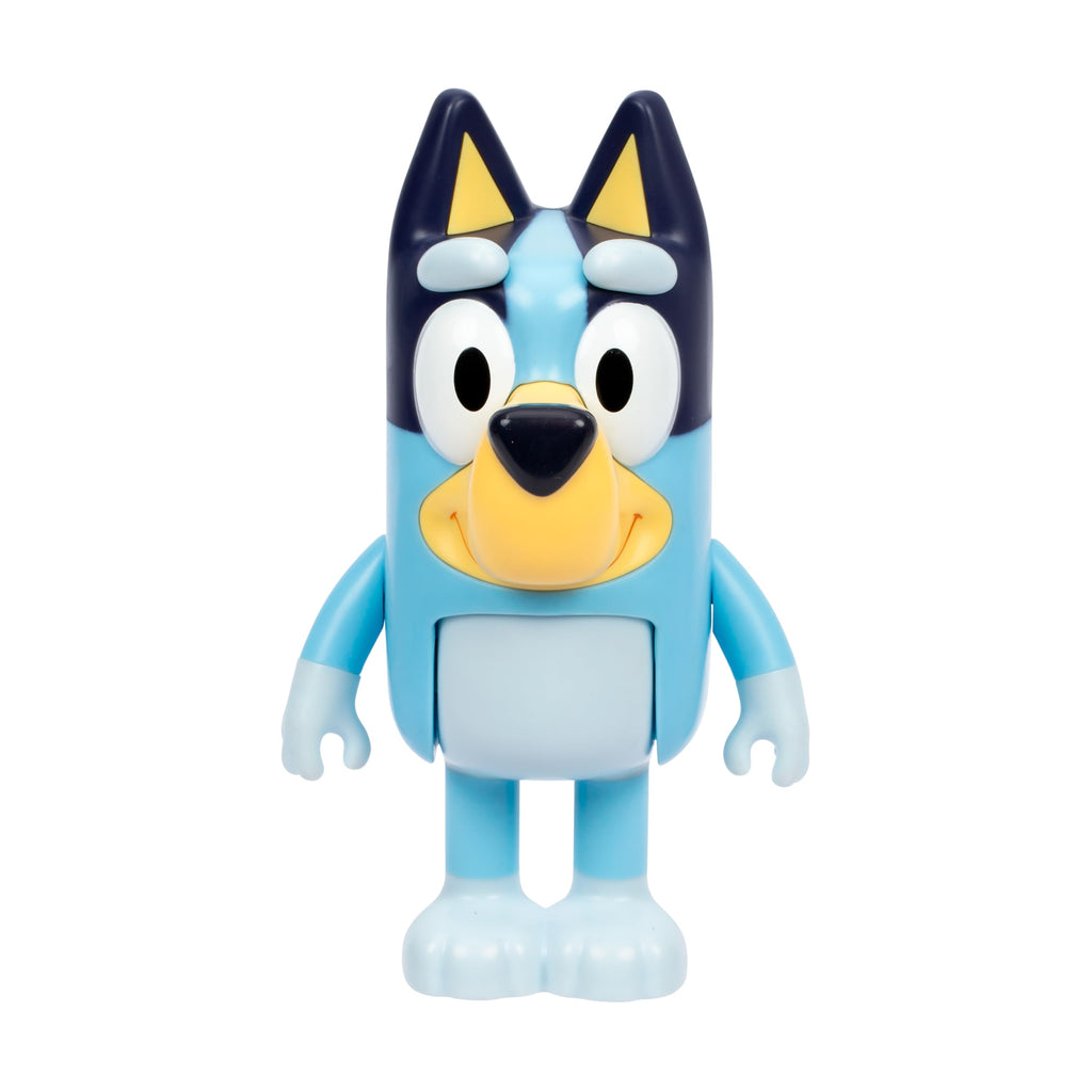 Bluey Talking Toy Chat Mates Playset, Articulated, Talking Kids Toy with 10 Iconic Phrases, Interactive Play Toys Figures Set for Kids, Ages 3+