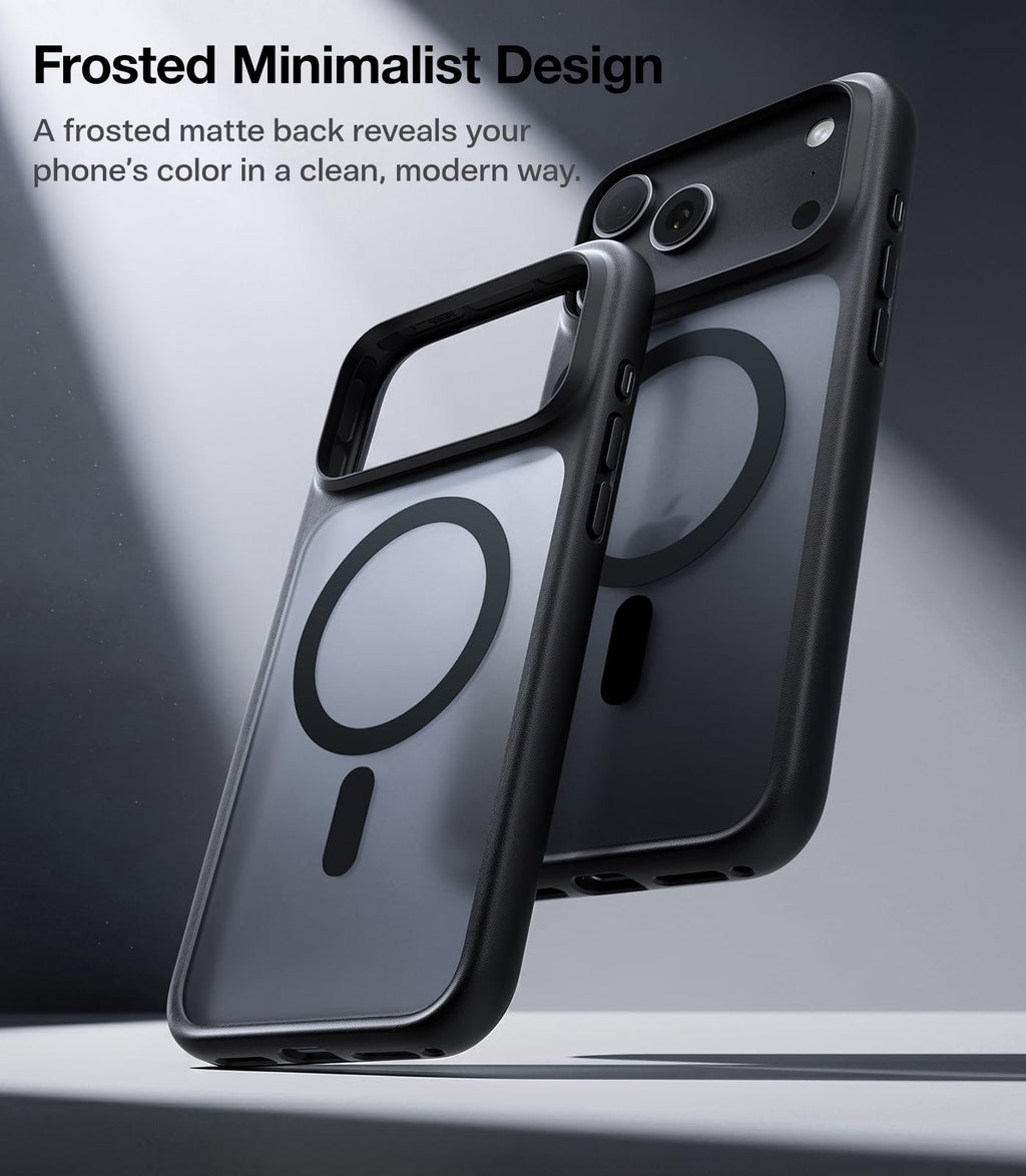 TORRAS Stronger Magnetic & Shockproof for iPhone 18 Pro Max Case Slim Black
