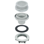 10746 （4 piece set）Strainer for Intex pool replacement parts, includes pool large filter parts 10744 10256 10255 threaded filter connector nut washer
