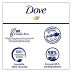 Dove Body Wash Dryness Relief Jojoba Oil 4 Count for Renewed, Healthy-Looking Skin Gentle Skin Cleanser with 24hr Renewing MicroMoisture 20 oz