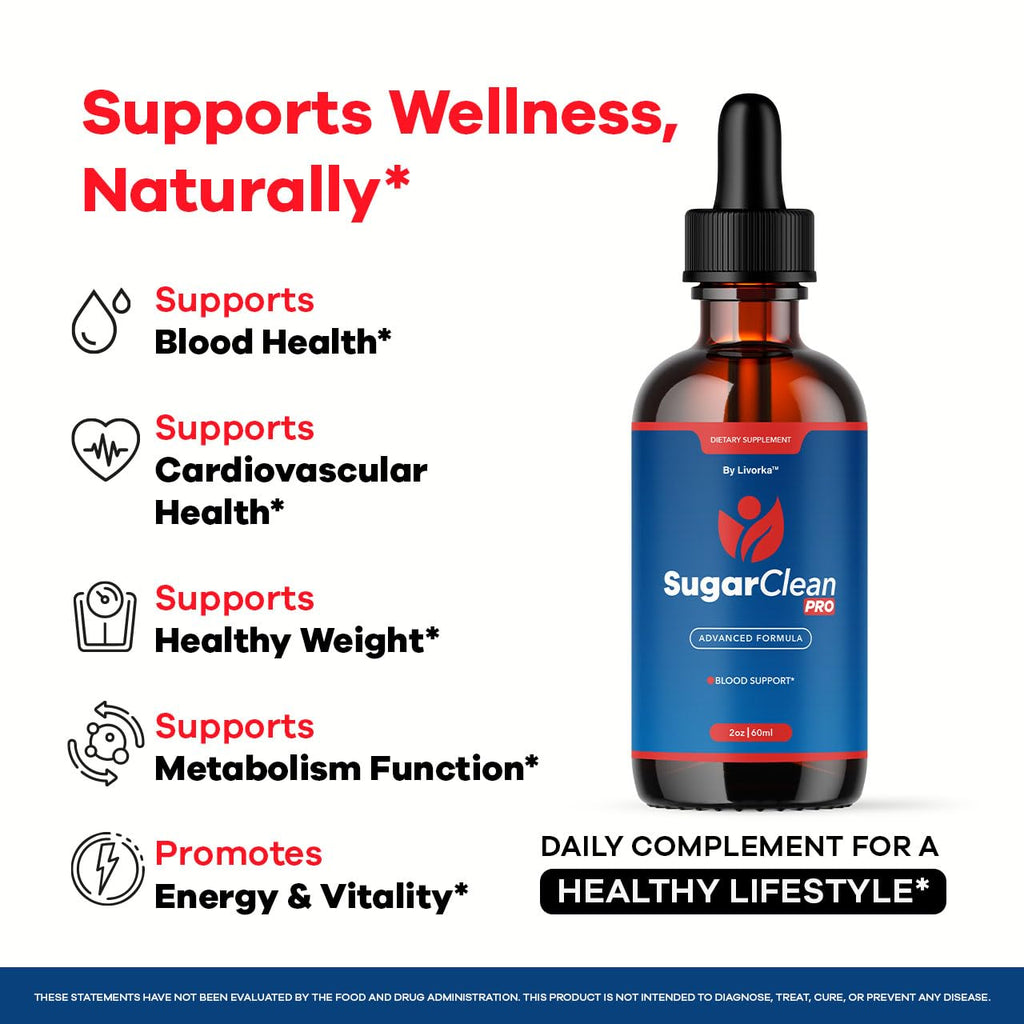 (3 Pack) Sugar Clean Pro Drops - Official SugarClean Pro Advanced Premium Liquid Formula Support - Maximum Strength, Natural Supplement for Overall Health & Wellness Reviews, 3 Bottles for 3 Months