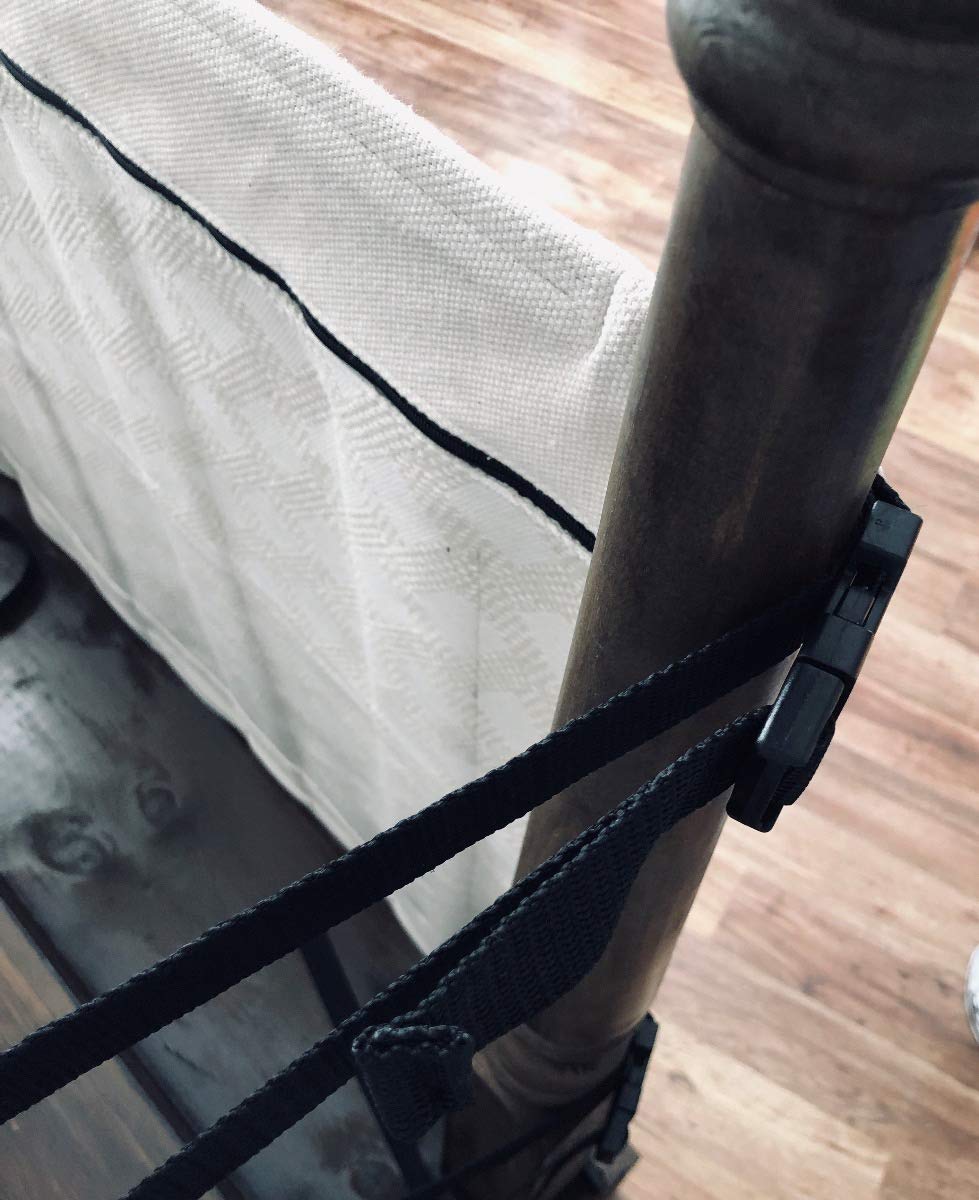 The Stair Barrier Banister to Banister No Drill Baby Gate for Stairs - Fabric Excellence Easy Setup Maximum Security with Portable Pet Gate for Stairs - Climb-Proof Neat and Tidy Fabric Baby Gate