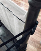 The Stair Barrier Banister to Banister No Drill Baby Gate for Stairs - Fabric Excellence Easy Setup Maximum Security with Portable Pet Gate for Stairs - Climb-Proof Neat and Tidy Fabric Baby Gate