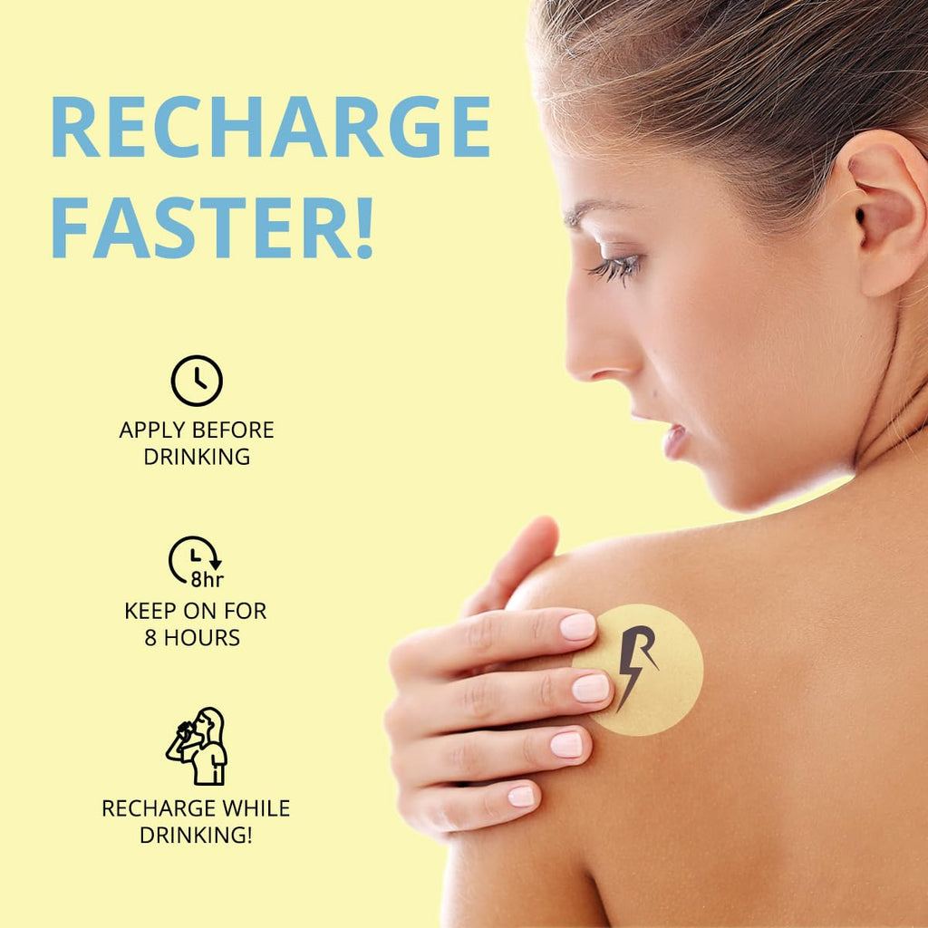 The Recharge Patch 24-Pack: Recovery Patches Cruise Essentials 2026 Women Festival Essentials Travel Essentials Cruise Ship Accessories Travel Size Toiletries Rebound Patches Must Haves for Energy